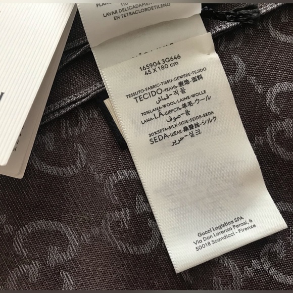 BNWT AUTHENTIC GUCCI SCARF🤎 - Picture 5 of 8